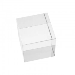 K9 Crystal Glass Cuboid Blank for 3D Laser Engraving Marking - 5x5x5cm