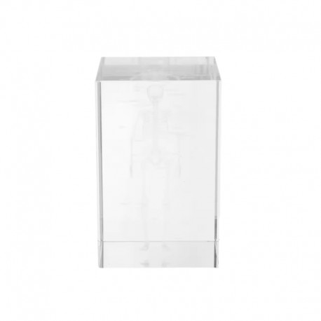 K9 Crystal Glass Cuboid Blank for 3D Laser Engraving Marking - 5x5x10cm