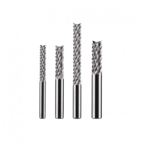 Flat Nose Corn Teeth Bit for Wood, Plastic, Carbon Fiber and PCB