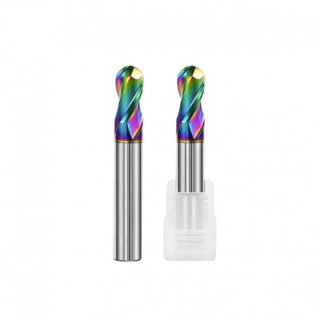 Ball Nose Double Flute Spiral Bit (DLC Coating)