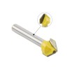 Flat Bottom V Groove Engraving CNC Bit for MDF, Acrylic and Plastic