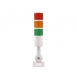 3 Color Andon Signal Light 24V DC with Rotatable Base and Buzzer - Type B