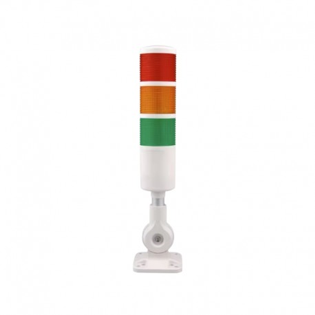 3 Color Andon Signal Light 24V DC with Rotatable Base and Buzzer - Type B