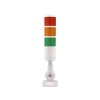3 Color Andon Signal Light 24V DC with Rotatable Base and Buzzer - Type B