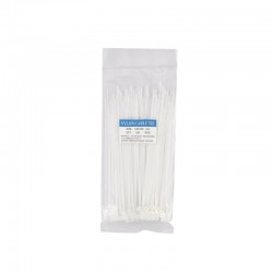 Cable Tie 100pcs Packet White 3.6x250mm