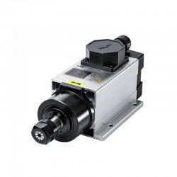 HQD 1.5KW Air Cooled Spindle with Flange 220V 5.6A 300Hz 18000rpm ER20A (Model GDF46-18Z1.5)