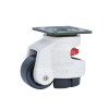 GD-40F Level Adjustable Flat Foma Wheels Casters 50kg 42mm
