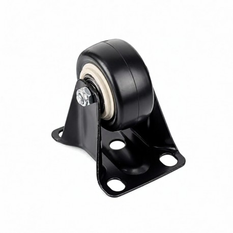 Flat Castor Wheel 50mm Black