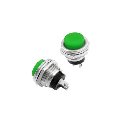 DS-212 Industrial Push Button Green Metal