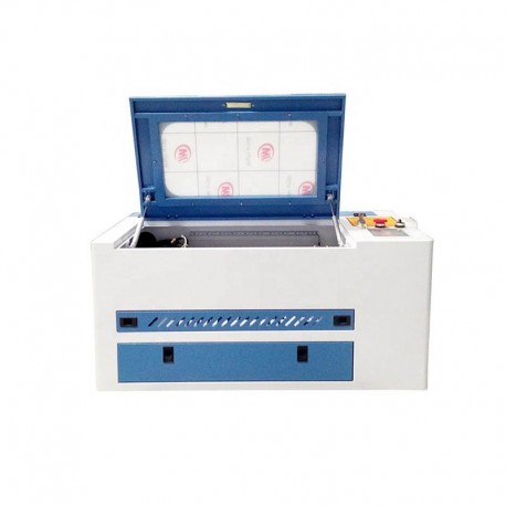 4030 Blue & White RUIDA CNC CO2 Laser Engraving Machine 50W