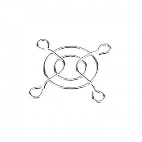 Fan Cover 40x40mm Silver Black