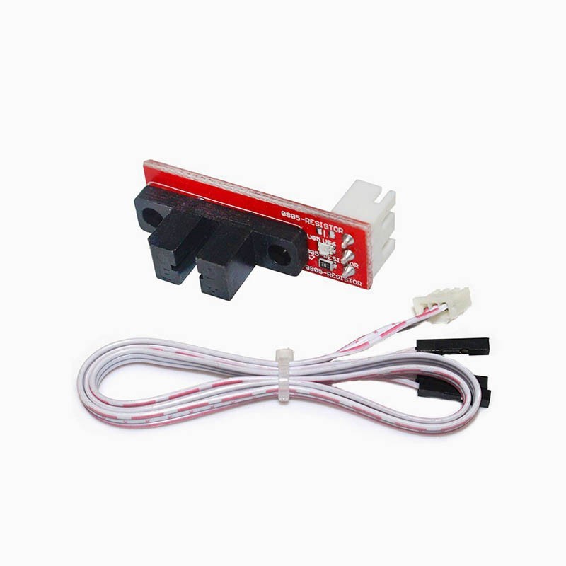 Optical Limit Switch Red with White 0.5m Wire for 3D Printes and Mini