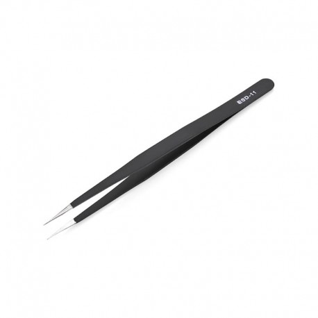 ESD11 Pointed Tweezer Anti-static Stainless Steel