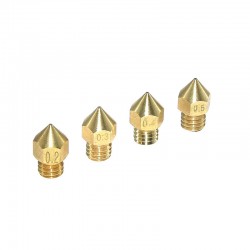 Creality Pointed MK8 Copper/Brass Nozzle 1.75mm