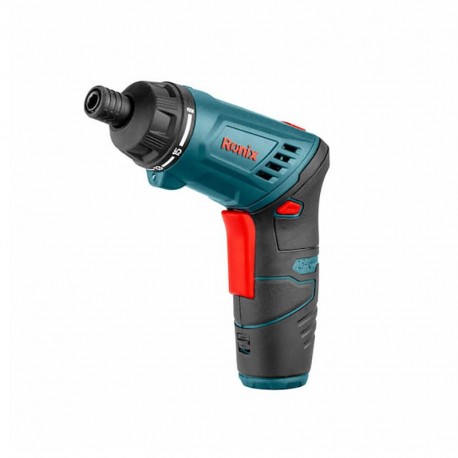 Ronix 8530 Cordless Screwdriver Lithium 3.6V 5Nm 210RPM 6.25mm with 39 Accessories
