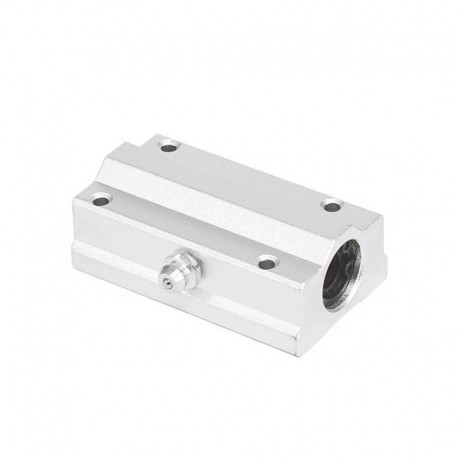 8mm Linear Bearing Extended Block with Grease Nipple - SCS8LUU