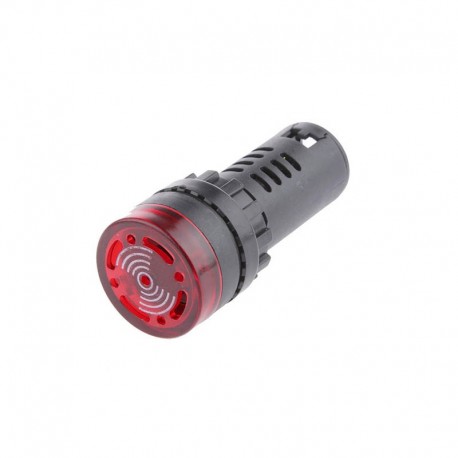 TIANBO ADY16-22SM Indicator Signal Lamp Light with Buzzer 22mm DC 24V Red