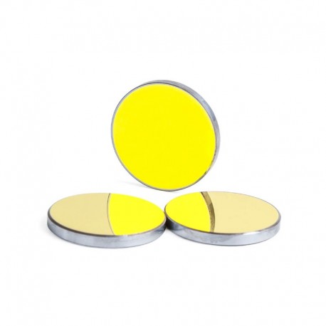 Gold Plated Si Reflective Mirror 25mm for CO2 Laser Engraving Cutting Machine