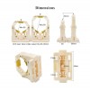 50-80mm Adjustable Short Tube Holder Support Mount for CO2 Laser Engraving Cutting Machine