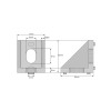 M5 Small Corner Angle Bracket 20x20x17mm for 20 Aluminium Extrusion