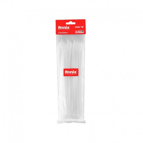 Ronix RH-9993 3.6x250mm Cable Tie 100pcs Packet