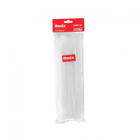 Ronix RH-9994 4.8x300mm Cable Tie 100pcs Packet