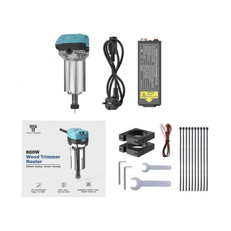 TWO TREES Wood Trimmer Router Spindle 800W 30000RPM for TTC450 CNC