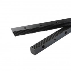 Helical Rack M1.25 25x22mm 671mm (Black)