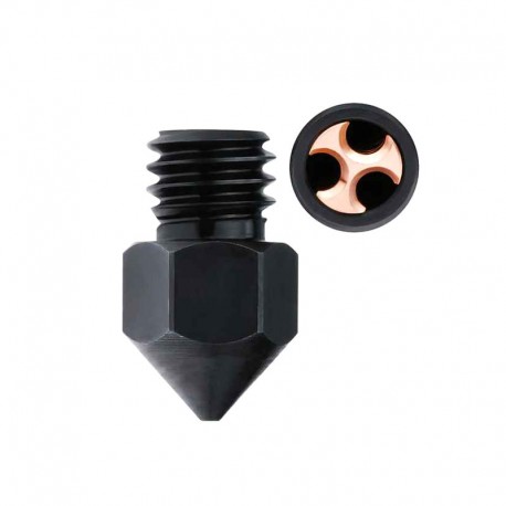 High Flow MK8 CHT Hardened Steel Nozzle 1.75mm