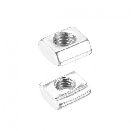 M5 Square Type Slide in T Slot Nut for 20 Aluminium Extrusion (Basic Quality)