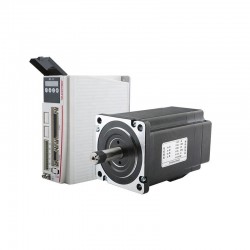 YAKO NEMA 34 8.2Nm (Shaft 14mm Key) YK286EC118A1 Hybrid Servo Motor with MS-S3 Driver (10m Cable)