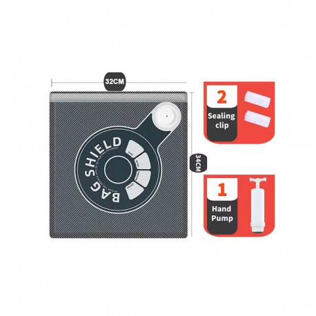 Filament Storage Vacuum Sealing 10pcs Bags and 1pcs Manual Pump Kit - Type C