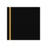 ABS Two Color Sheets 300x300x1.3mm 10pcs Lot - Black Gold