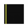 ABS Two Color Sheets 300x300x1.3mm 10pcs Lot - Black Yellow