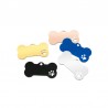Dog Tag Stainless Steel Bone Shape 40x20x1.7mm
