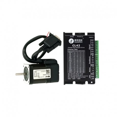 Leadshine NEMA 17 0.4Nm 42CME04 Closed Loop Stepper Motor with CL42 Driver (1m Cable)