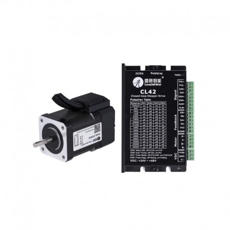 Leadshine NEMA 17 0.6Nm 42CME06 Closed Loop Stepper Motor with CL42 Driver (1m Cable)