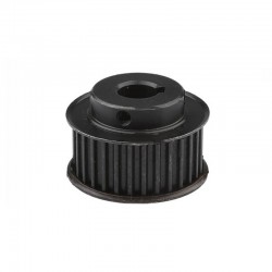 Black 30T 30 Teeth Timing Pulley for HTD5M 15mm (Bore: 14mm Key)