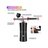 0.3mm Gravity Feed Single Action Airbrush Paint Spray Gun Kit with Battery Powered Mini Air Compressor - Black