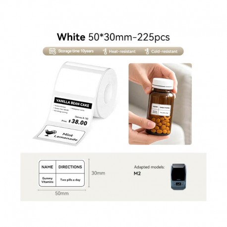 NIIMBOT Thermal Transfer Sticker Labels