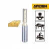 ARDEN 0107 TCT Tungsten Carbide Tipped Double Flute Straight Cutter Router Bit