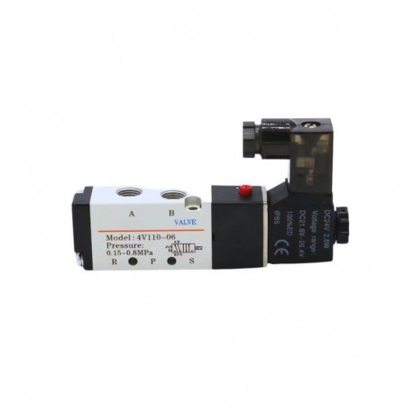 WTHD 4V110-06B Pneumatic Air Solenoid Valve DC 24V 5/2 (5 Way 2 Position)
