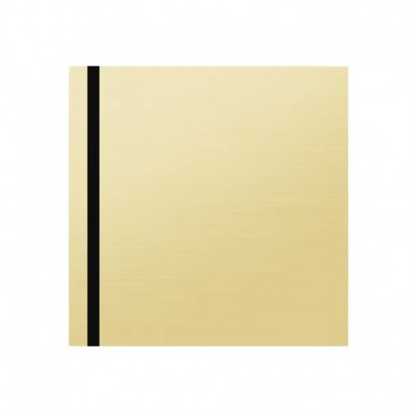 ABS Two Color Sheets 300x300x1.3mm 10pcs Lot - Gold Black
