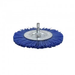 Abrasive Nylon Wire Wheel Brush 100x6mm 4" 240 Grit Blue