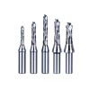 Flat Nose Double Flute Spiral Up & Down Compression Bit for MDF and Compression Materials (DLC Coating)