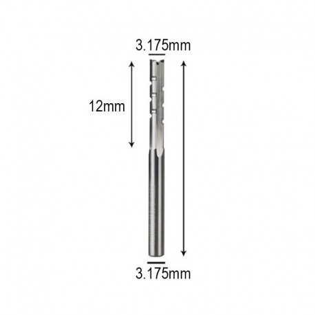 3 Flute Straight Cutter Chip Breaker Bit for MDF and Compression Materials