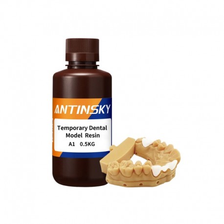 ANTINSKY Temporary Dental Model Resin LCD 405nm UV Sensitive Resin 500g