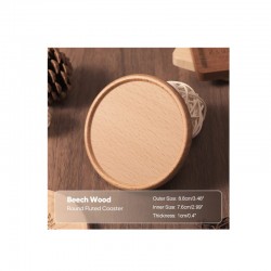 Wood Coasters for Laser Engraving - Beech Type A