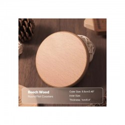 Wood Coasters for Laser Engraving - Beech Type D