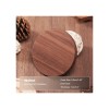Wood Coasters for Laser Engraving - Walnut Type D